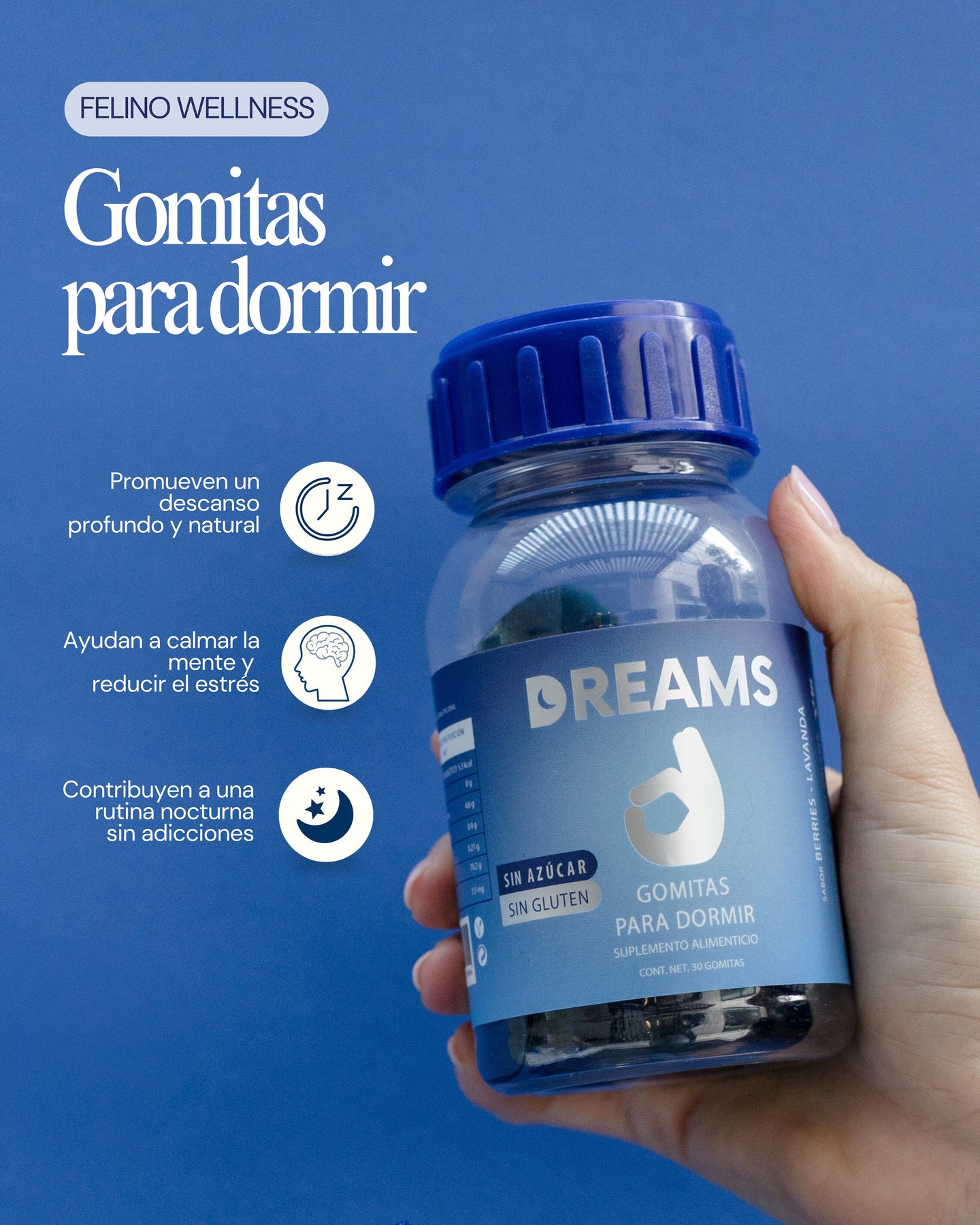 Gomitas de Pasiflora + Valeriana (Sin CBD)